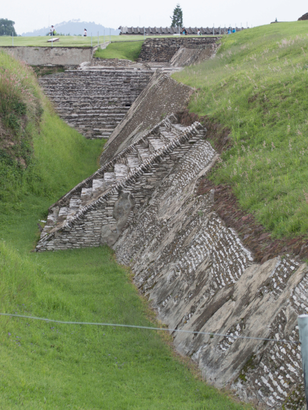 The Great Pyramid of Cholula (Tlachihualtepetl), the largest pyramid by volume, located in Cholula, Puebla, Mexico.