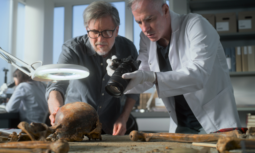 Archeology project with 2 Archeologists uncovering ancient secrets
