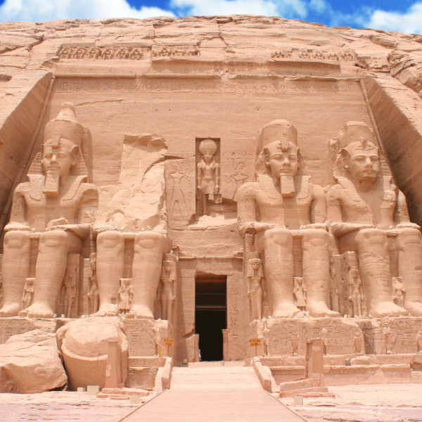 Ancient tombs and hieroglyphs in Egypt’s Valley of the Kings, near Luxor.